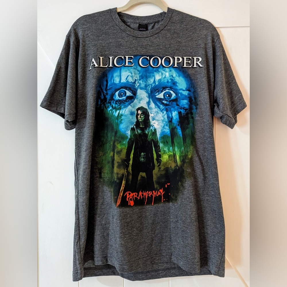 Alice Cooper Paranormal T-shirt Very Nice Condition Size Large